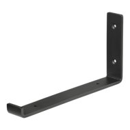 Dolle Elbow acél polctartó konzol 25x13x3,8cm fekete