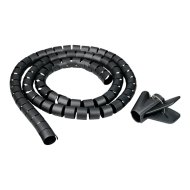 Schwaiger kábel rendező spirálcső 2.8cm 1,5m fekete