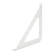 Dolle Tri acél konzol 24x24cm fehér