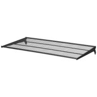 Dolle rácsos acélpolc konzollal 80x40,6cm fekete