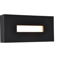 Lutec Arteo állítható fényirányú LED kültéri falilámpa 1100lm IP65 fekete