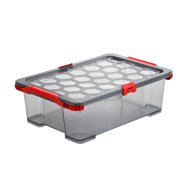 Evo Total Protection tárolódoboz tetővel 30l 18,5x39,5x59cm színtelen műanyag