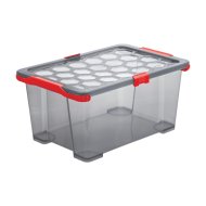 Evo Total Protection tárolódoboz tetővel 44l 28x39,5x59cm színtelen műanyag