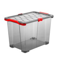Evo Total Protection tárolódoboz tetővel 65l 41,2xx39,5x59cm színtelen műanyag