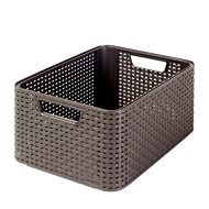 CURVER STYLE M MÉRETŰ RATTAN HATÁSÚ KOSÁR 18L