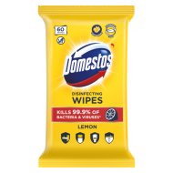 Domestos fertőtlenítő törlőkendő 60 db lemon
