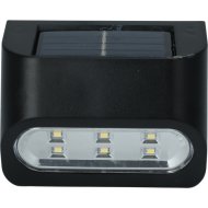SZOLÁR LED FALI LÁMPA 10LM 5000-6000K IP44 9X7,5X4,5CM FEKETE