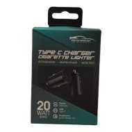 USB-A és USB-C autós töltő szivargyújtó csatlakozóval