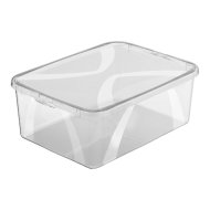 Lona műanyag tárolódoboz 10L 13,4x26,6x36,3cm színtelen