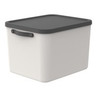 MyThen tároló doboz 55L 40,5x52,3x34cm bézs-fekete műanyag