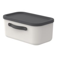 MyThen tároló doboz 12L 17,7x26,5x39,5cm bézs-fekete műanyag