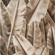 Domino Pietra Aurea 61,8x60,8cm barna levél mintás dekorcsempe