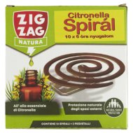 Zig Zag citronella spirál