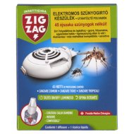 Zig Zag szúnyogirtó elektromos készülék + utántöltő folyadék 45 éj, 30 ml