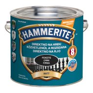 Hammerite matt fémfesték 2,5l fekete