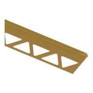 Íves csempeélvédő PVC 10mm 2,7m karamell