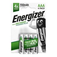 Energizer Power Plus újratölthető mikro elem 700mAh AAA 4db/csomag