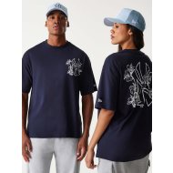 MLB FLORAL GRAPHIC OS TEE