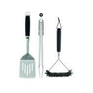 Naterial Beta BBQ készlet 3 db-os rozsdamentes acél ergonomikus