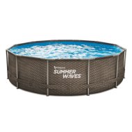 CSŐVÁZAS MEDENCE SZETT 366X91CM SW VÍZFORGATÓ, PAPÍRSZŰRŐ RATTAN MINTA