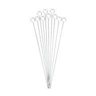 Naterial BBQ nyársak 10 db rozsdamentes acél 40cm