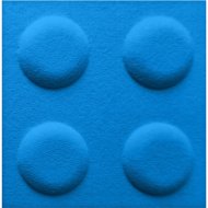 Filc 30x30cm kék építőkocka falpanel