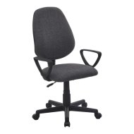 Praktiker szürke kárpitozású 61x60x98-108cm irodai forgószék