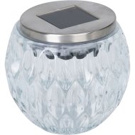 SZOLÁR LED ASZTALI ÜVEG LÁMPA IP44 MELEG FEHÉR 6X10CM ÁTLÁTSZÓ 3-FÉLE