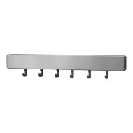 Metallika multifunkciós mágneses tartó 39x3x4,5cm ezüst hosszúkás műanyag