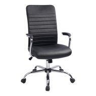 Praktiker fekete irodai forgószék 120kg 55,5x63,5x101,5-109 cm