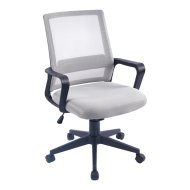 Praktiker Mesh irodai forgószék fekete-szürke 120kg 58x62x93-103 cm