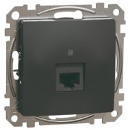 Schneider Sedna 1xRJ45 CAT6 UTP aljzat antracit