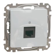 Schneider Sedna 1xRJ45 CAT6 UTP aljzat alumínium