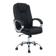 Praktiker fekete gamer szék 64x71x110-120cm 120kg