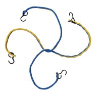 Gumipók 4 karos 2 x 1,0m kék-sárga