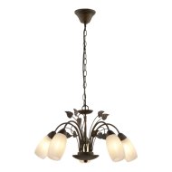 Globo Venezia függeszték E14 max.5X40W fényforrás nélküli IP20 fém rozsdaszínű