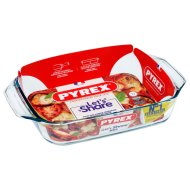 PYREX OPTIMUM SÜTŐTÁL SZÖGLETES FÜLES 35X23X6CM 3,1L-ES