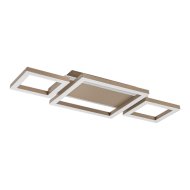 Rábalux Glavian LED mennyezeti lámpa 24W 1800lm 4000K IP20 51,5x22cm fém grézs