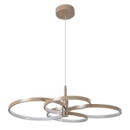 Rábalux Isidora LED függeszték 70W 5600lm 3000-6500K 70x54,5cm fém grézs