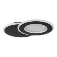 Rábalux Lureo LED mennyezeti lámpa 24W 1510lm 3000-6500K IP20 L35cm fekete, fehér