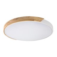 Rábalux Maple2 LED mennyezeti lámpa 40W 3900lm 3000 4000 6500K fa és matt fehér fém