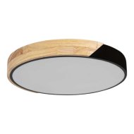 Rábalux Maple2 LED mennyezeti lámpa 42W 3700lm 3000K 4000K 6500K IP20 fém fekete