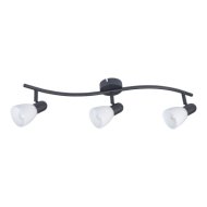 Rábalux Soma spotlámpa E14 3xmax.40W fényforrás nélkül 60cm fekete