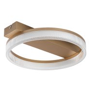 Rábalux Rivona 33cm 1400lm LED mennyezeti lámpa 18W távirányítóval arany