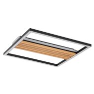 Rábalux Ráblaux Noxelle LED mennyezeti lámpa 30W 1800lm 3000K 4500K 6000K fekete-tölgy