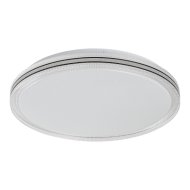 Rábalux Monira LED mennyezeti lámpa 34W 2300lm 3000-6500K D39cm fehér, fekete, csillogó