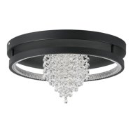 Rábalux Maribell led mennyezeti lámpa 30W 1450lm 3000K 3500K 4000K IP20 40cm fekete
