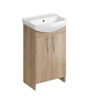 Mito Arsena alsószekrény mosdóval 50,5x85,5x38,5cm dió színű