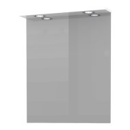 Norina65 fehér 60,5x72x13cm tükör led világítással