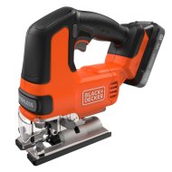 Black+Decker akkus dekopírfűrész 18V szénkefementes szett 2.5AH akku+gyorstöltő